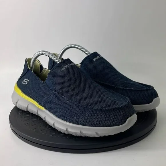 Skechers Streetwear Del Retto Blue Comfort Shoes 210398W Men’s Size 8.5 Wide - Picture 3 of 10